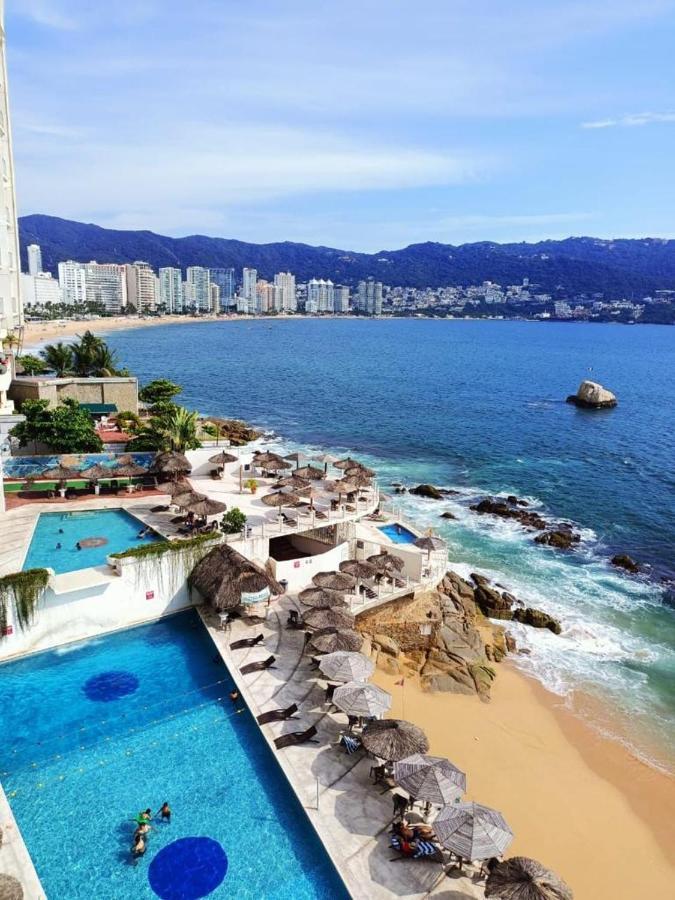 Suite Frente Al Mar En Torres Gemelas Acapulco Exterior foto